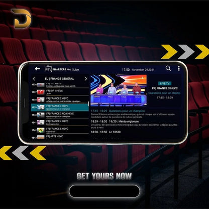 IPTV Géorgie - IPTV SMARTERS PRO - SMARTERS PLAYER LITE Abonnement 12 Mois 