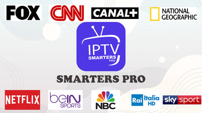 Abonnement 1 Maand IPTV SMARTERS PRO / ABONNEMENT SMARTERS PLAYER LITE 1 MOIS 
