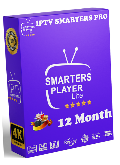 IPTV ישראל - IPTV SMARTERS PRO - SMARTERS PLAYER LITE מנוי 12 חודשים