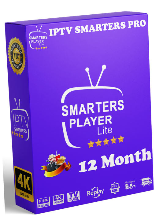 IPTV Venezuela - IPTV SMARTERS PRO - SMARTERS PLAYER LITE Subscription 12 Months